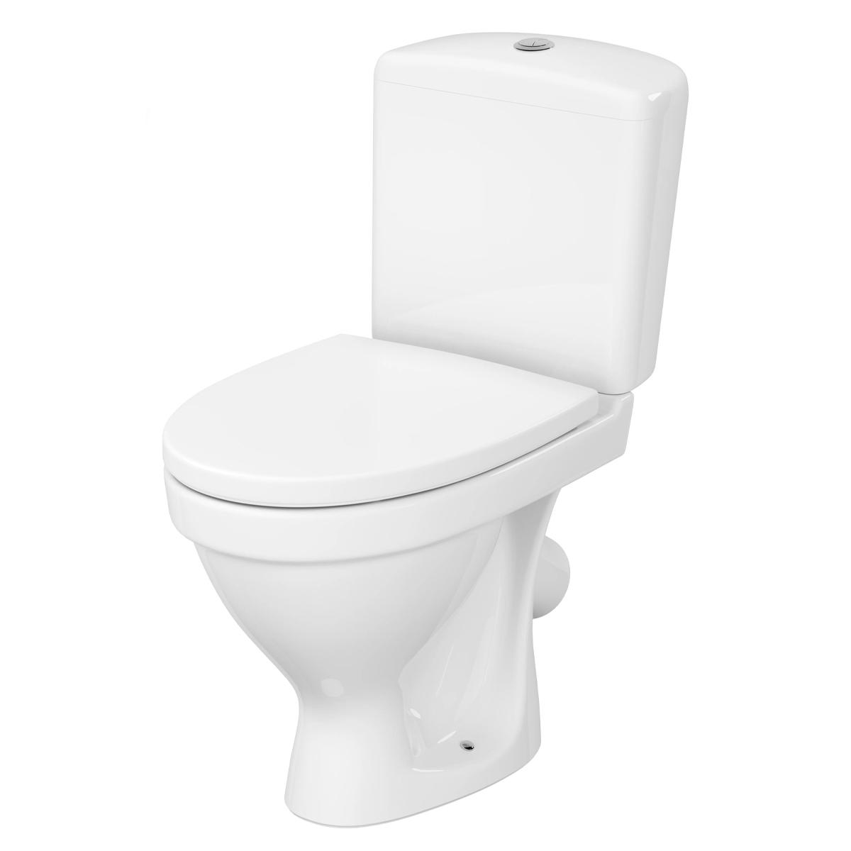 Унітаз-Компакт 826 ЕKO II SIMPLEON 011 3/6 з поліпропіленовим сидінням з металевим кріпленням CERSANIT